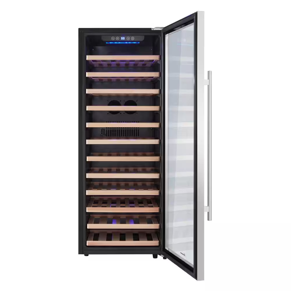 80 Bottle Single Zone Freestanding Compressor Wine Cooler